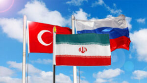 Turkey Iran Russia flags